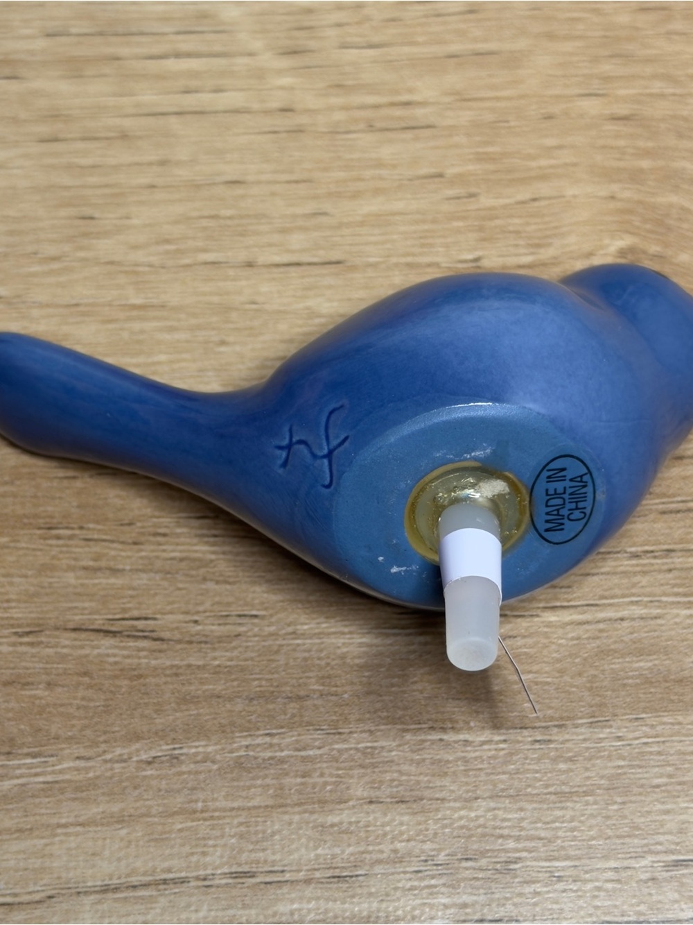 Nora Fleming Mini Bluebird of Happiness - Picture 3 of 4